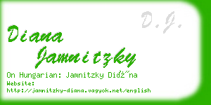 diana jamnitzky business card